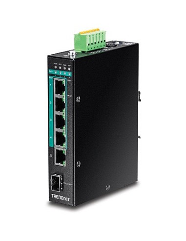 Trendnet TI-PG541 switch No administrado L2 Gigabit Ethernet (10 100 1000) Energía sobre Ethernet (PoE) Negro