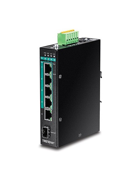 Trendnet TI-PG541 switch No administrado L2 Gigabit Ethernet (10 100 1000) Energía sobre Ethernet (PoE) Negro