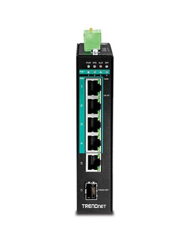 Trendnet TI-PG541 switch No administrado L2 Gigabit Ethernet (10 100 1000) Energía sobre Ethernet (PoE) Negro