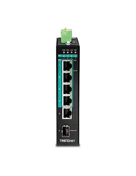 Trendnet TI-PG541 switch No administrado L2 Gigabit Ethernet (10 100 1000) Energía sobre Ethernet (PoE) Negro