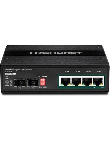 Trendnet TI-PG62B switch No administrado L2 Gigabit Ethernet (10 100 1000) Energía sobre Ethernet (PoE) Negro