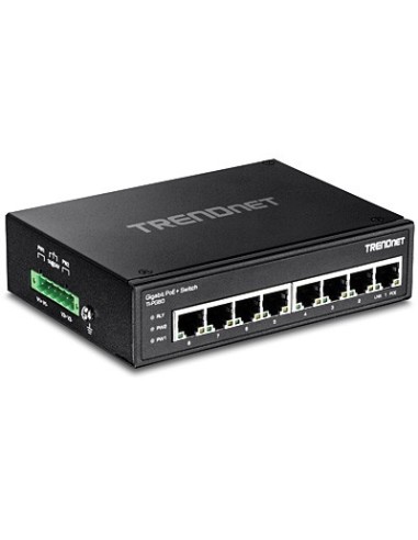 Trendnet TI-PG80 switch No administrado L2 Gigabit Ethernet (10 100 1000) Energía sobre Ethernet (PoE) Negro
