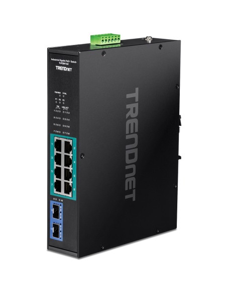 Trendnet TI-PGM102 switch Gigabit Ethernet (10 100 1000) Energía sobre Ethernet (PoE) Negro