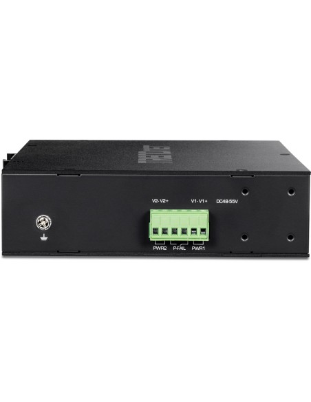 Trendnet TI-PGM102 switch Gigabit Ethernet (10 100 1000) Energía sobre Ethernet (PoE) Negro