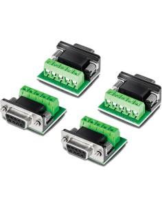 Trendnet TI-S400 cambiador de género para cable Verde, Gris