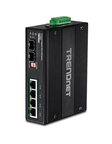 Trendnet TI-UPG62 switch No administrado L2 Gigabit Ethernet (10 100 1000) Energía sobre Ethernet (PoE) Negro