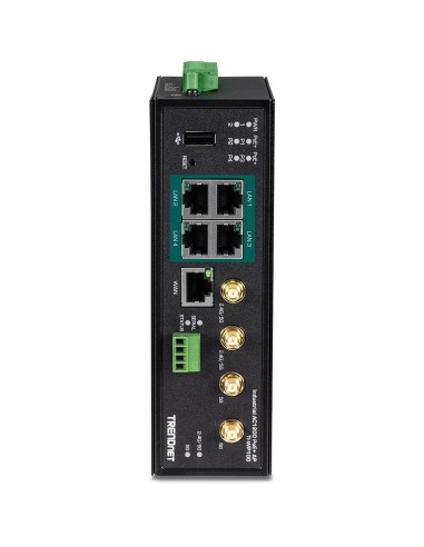 Trendnet TI-WP100 router inalámbrico Gigabit Ethernet Doble banda (2,4 GHz   5 GHz) Negro