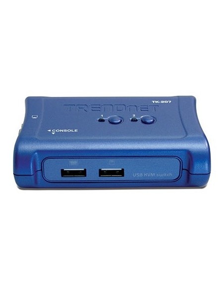 Trendnet TK-207K interruptor KVM Azul