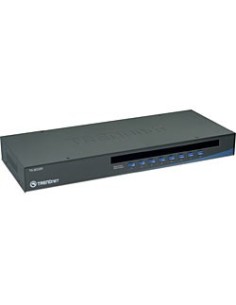 Trendnet TK-803R 8-Port USB PS 2 Rack Mount KVM Switch interruptor KVM Montaje en rack