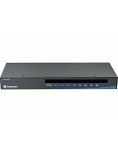 Trendnet TK-803R 8-Port USB PS 2 Rack Mount KVM Switch interruptor KVM Montaje en rack 2