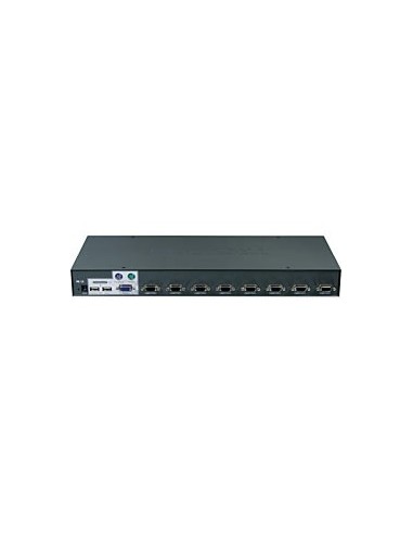 Trendnet TK-803R 8-Port USB PS 2 Rack Mount KVM Switch interruptor KVM Montaje en rack