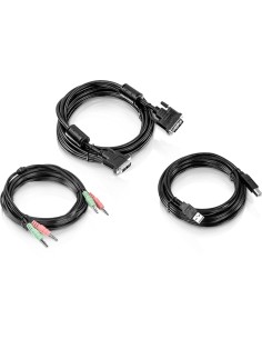 Trendnet TK-CD15 cable para video, teclado y ratón (kvm) Negro 4,5 m