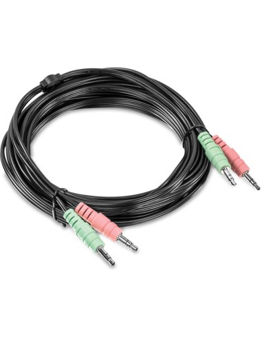 Trendnet TK-CD15 cable para video, teclado y ratón (kvm) Negro 4,5 m