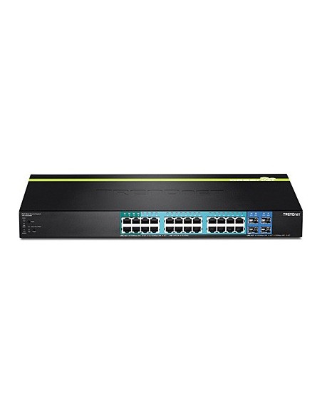 Trendnet TPE-2840WS switch Gestionado Gigabit Ethernet (10 100 1000) Energía sobre Ethernet (PoE) 1U Negro