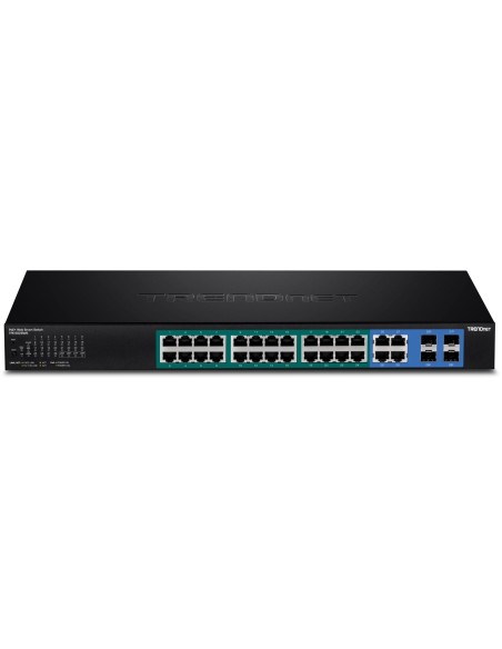 Trendnet TPE-5028WS switch Gestionado Gigabit Ethernet (10 100 1000) Energía sobre Ethernet (PoE) 1U Negro Trendnet TPE-5028WS switch Gestionado Gigabit Ethernet (10 100 1000) Energía sobre Ethernet (PoE) 1U Negro