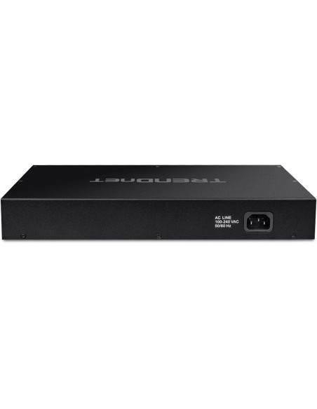 Trendnet TPE-BG102G switch No administrado Gigabit Ethernet (10 100 1000) Energía sobre Ethernet (PoE) 1U Negro