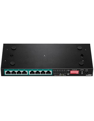 Trendnet TPE-LG80 switch No administrado Gigabit Ethernet (10 100 1000) Energía sobre Ethernet (PoE) Negro