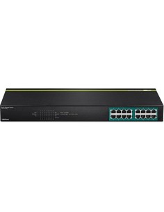 Trendnet TPE-TG160G switch No administrado L2 Gigabit Ethernet (10 100 1000) Energía sobre Ethernet (PoE) 1U Negro 2