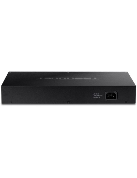 Trendnet TPE-TG182 switch Gigabit Ethernet (10 100 1000) Energía sobre Ethernet (PoE) 1U Negro