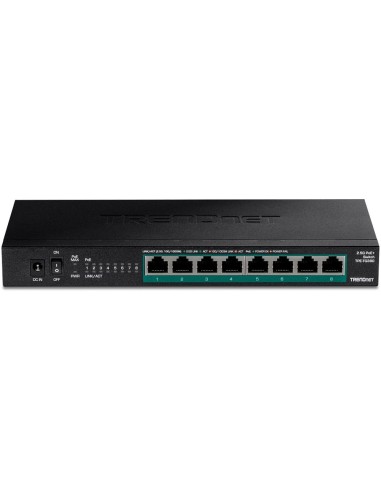 Trendnet TPE-TG380 switch No administrado 2.5G Ethernet (100 1000 2500) Energía sobre Ethernet (PoE) Negro