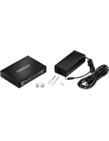 Trendnet TPE-TG611 switch Gigabit Ethernet (10 100 1000) Energía sobre Ethernet (PoE) Negro