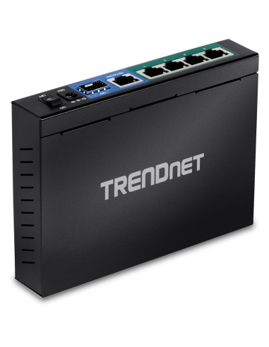 Trendnet TPE-TG611 switch Gigabit Ethernet (10 100 1000) Energía sobre Ethernet (PoE) Negro
