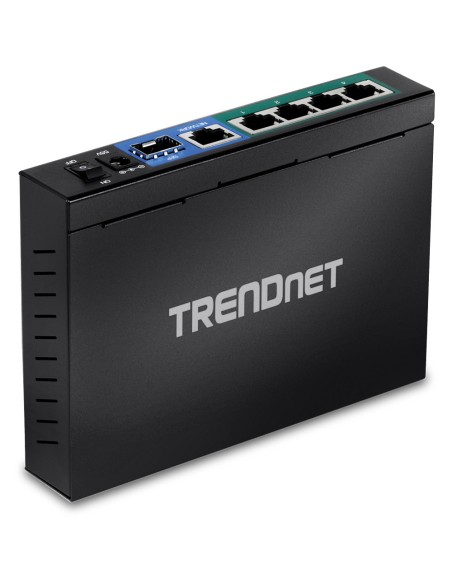 Trendnet TPE-TG611 switch Gigabit Ethernet (10 100 1000) Energía sobre Ethernet (PoE) Negro