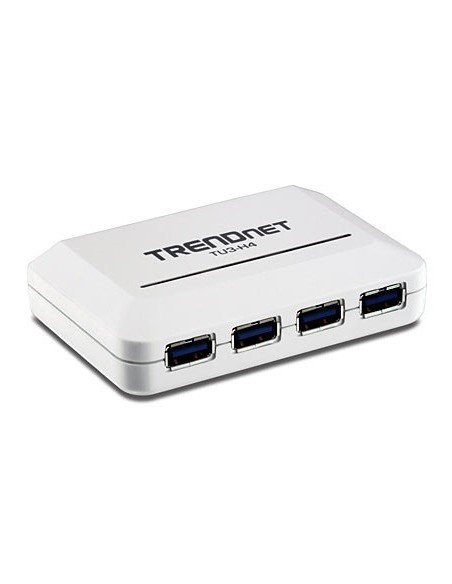 Trendnet TU3-H4 hub de interfaz 5000 Mbit s Blanco