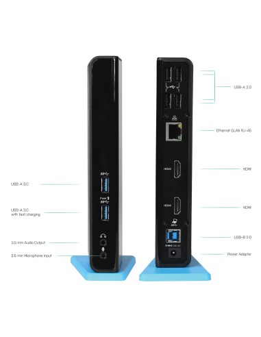i-tec USB 3.0 USB-C Dual HDMI Docking Station