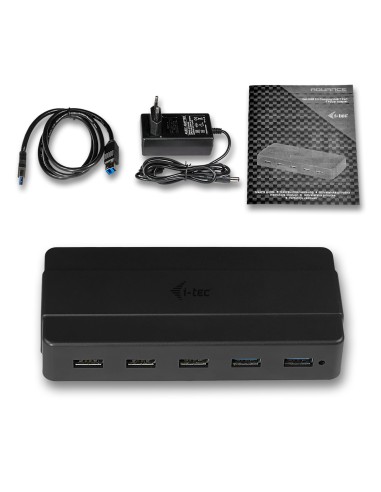 i-tec USB 3.0 Charging HUB 7 Port + Power Adapter