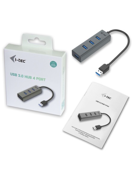i-tec Metal USB 3.0 HUB 4 Port i-tec Metal USB 3.0 HUB 4 Port