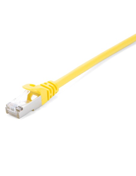 V7 Cable amarillo Cat6 blindado (STP) con conector RJ45 macho a RJ45 macho 1m 3.3ft