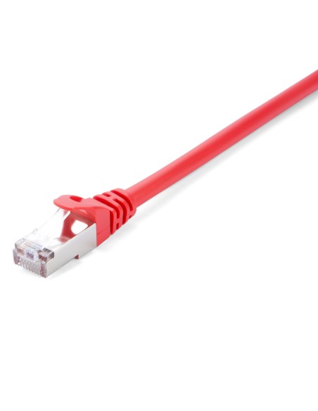 V7 Cable rojo Cat6 blindado (STP) con conector RJ45 macho a RJ45 macho 10m 32.8ft V7 Cable rojo Cat6 blindado (STP) con conector RJ45 macho a RJ45 macho 10m 32.8ft