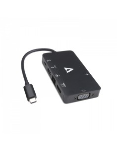 V7 V7UC-U3CRJ45HDVG-BLK Adaptador gráfico USB 3840 x 2160 Pixeles Negro 2