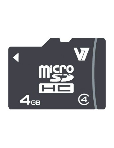 V7 Micro tarjeta de 4 GB SDHC Clase 4 + adaptador