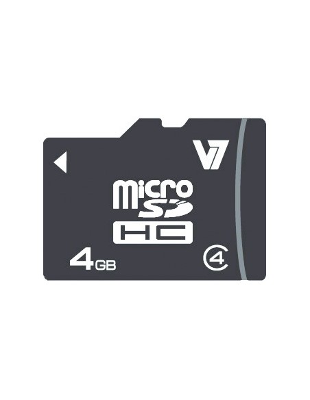 V7 Micro tarjeta de 4 GB SDHC Clase 4 + adaptador
