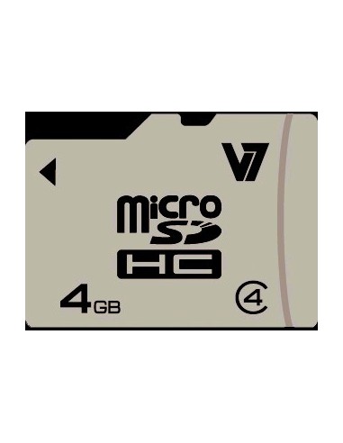 V7 Micro tarjeta de 4 GB SDHC Clase 4 + adaptador