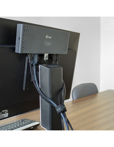 i-tec VESADOCK1 kit de montaje Negro Metal