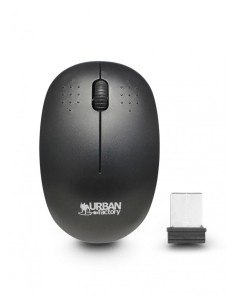 Urban Factory Free ratón Oficina Ambidextro RF inalámbrico Óptico 1000 DPI