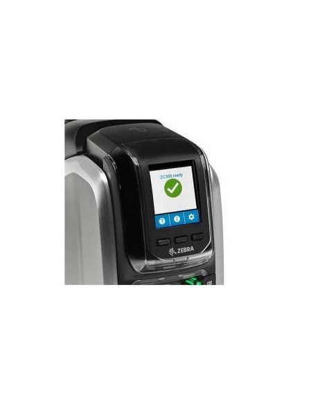 Zebra ZC300 impresora de tarjeta plástica Pintar por sublimación Color 300 x 300 DPI