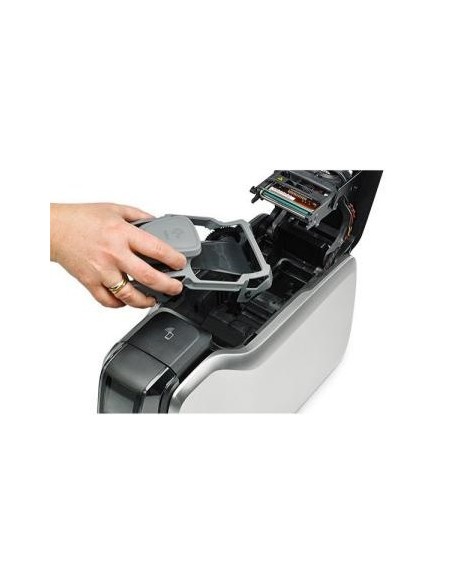 Zebra ZC300 impresora de tarjeta plástica Pintar por sublimación Color 300 x 300 DPI