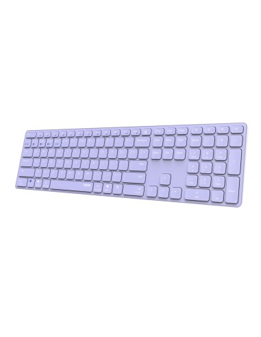 Rapoo E9800M teclado Universal Bluetooth QWERTY Púrpura