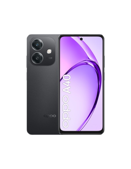 OPPO A40 16,9 cm (6.67") SIM doble Android 14 4G USB Tipo C 6 GB 128 GB 5100 mAh Negro OPPO A40 16,9 cm (6.67") SIM doble Android 14 4G USB Tipo C 6 GB 128 GB 5100 mAh Negro