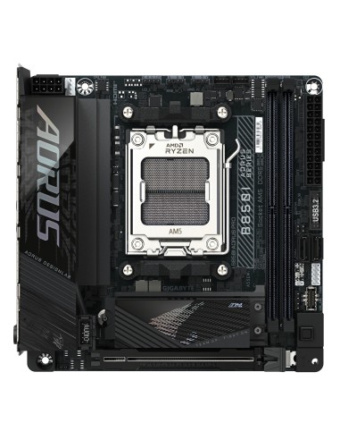 GIGABYTE B850I AORUS PRO Placa Base - Compatible con procesadores AMD Ryzen Serie 9000, VRM digital de 8+2+1 fases, hasta