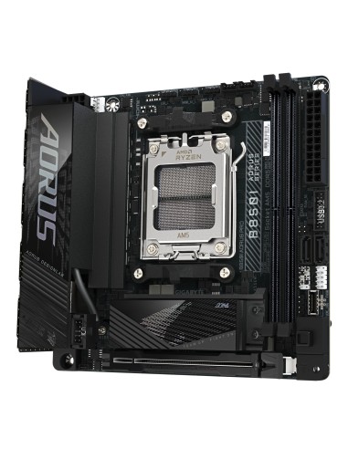 GIGABYTE B850I AORUS PRO Placa Base - Compatible con procesadores AMD Ryzen Serie 9000, VRM digital de 8+2+1 fases, hasta