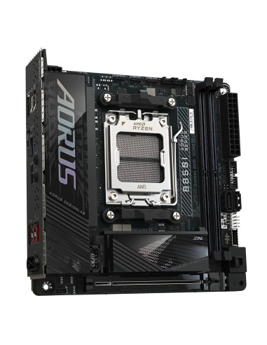 GIGABYTE B850I AORUS PRO Placa Base - Compatible con procesadores AMD Ryzen Serie 9000, VRM digital de 8+2+1 fases, hasta