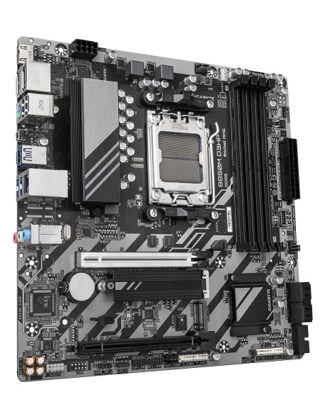 GIGABYTE B850M D3HP Placa Base - Procesadores AMD Ryzen Serie 9000, 5+2+2 fases VRM digitales, hasta 8200MHz DDR5 (OC), 1xPCIe GIGABYTE B850M D3HP Placa Base - Procesadores AMD Ryzen Serie 9000, 5+2+2 fases VRM digitales, hasta 8200MHz DDR5 (OC), 1xPCIe
