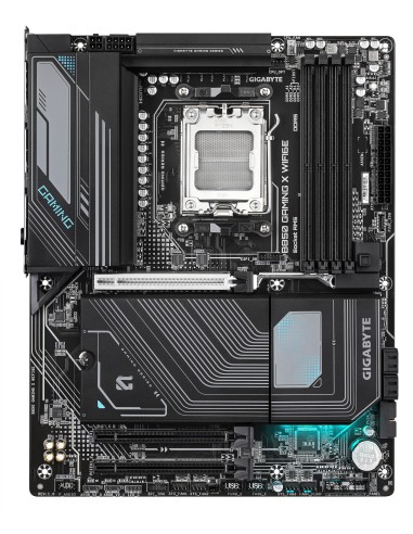 GIGABYTE B850 GAMING X WIFI6E Placa Base - Procesadores AMD Ryzen Serie 9000, VRM digital de 12+2+2 fases, hasta 8200MHz DDR5