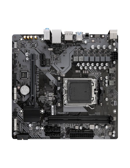 GIGABYTE A620M H placa base AMD A620 Zócalo AM5 micro ATX GIGABYTE A620M H placa base AMD A620 Zócalo AM5 micro ATX
