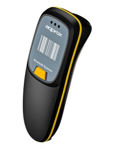 Approx appLS23 Lector de códigos de barras portátil 1D 2D Ámbar, Negro 2